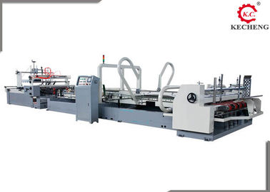 Automatic Carton Folder Gluer Machine / Carton Pasting Machine For Corrugated Boxes