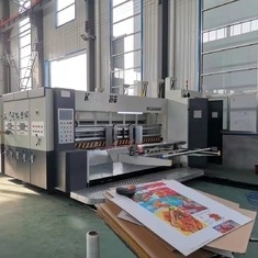 High Speed Three Color Printer Slotter Machine Flexo Die Cutting